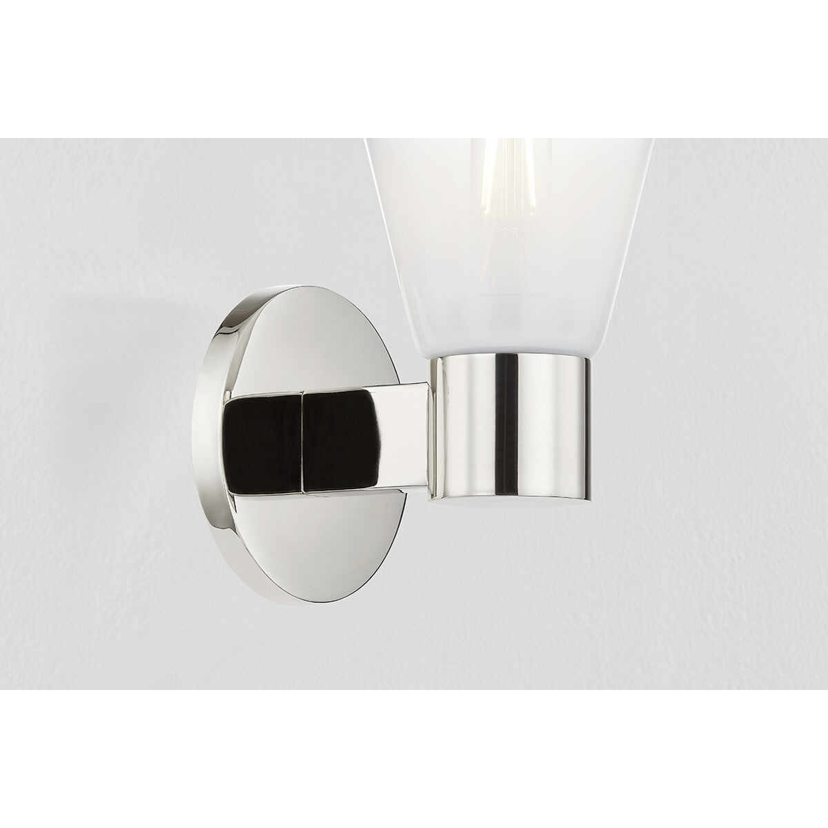 Alma 1 Light 6 inch Polished Nickel Wall Sconce Wall Light